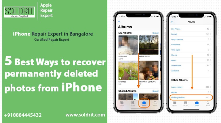5 Best Ways to recover permanently deleted photos from iPhone