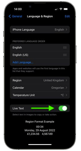 live text on your iPhone, iPad, or Mac