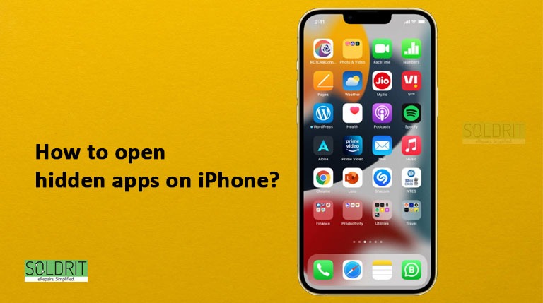 How to open hidden apps on iPhone?