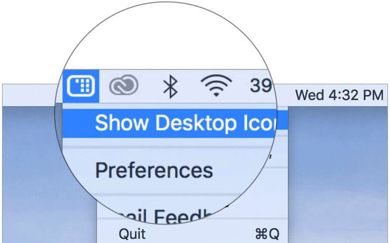 HiddenMe to hide desktop icons on your Mac