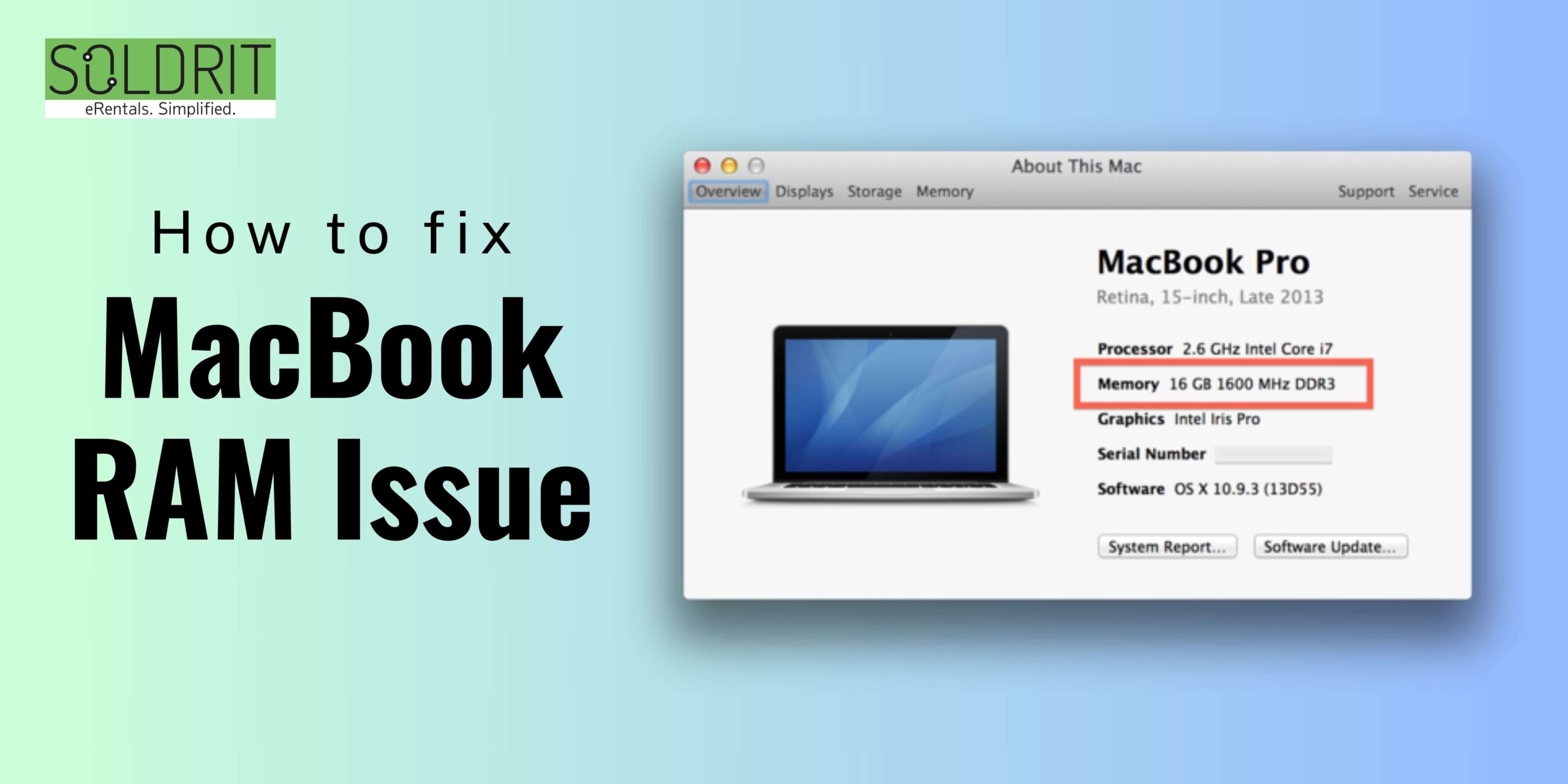 MacBook RAM Issue and How to Fix It