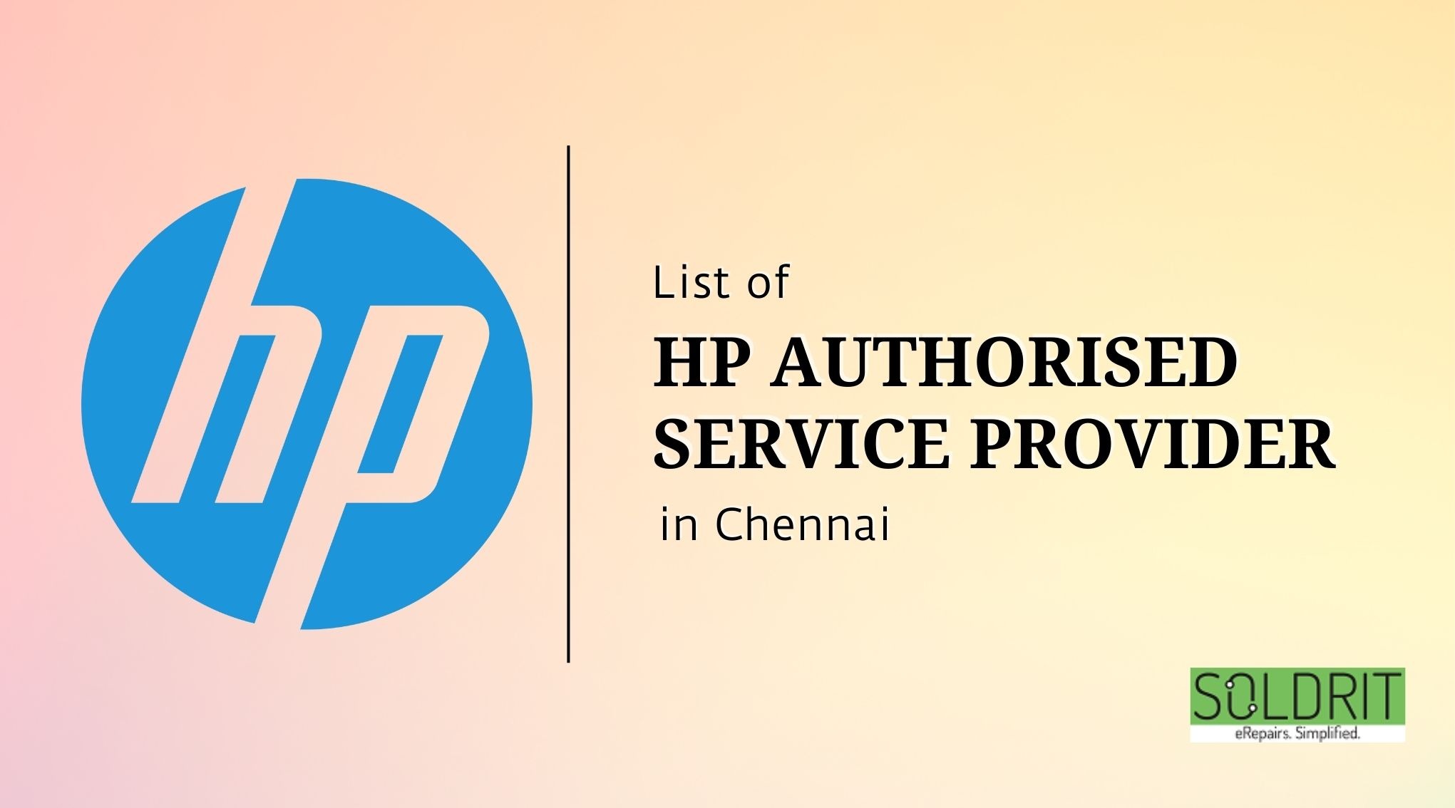 List of HP Authorised Service Centers in Chennai