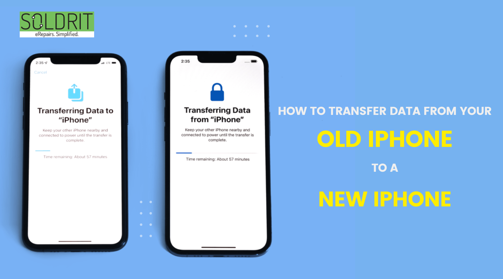 How to transfer data from your old iPhone to a new iPhone